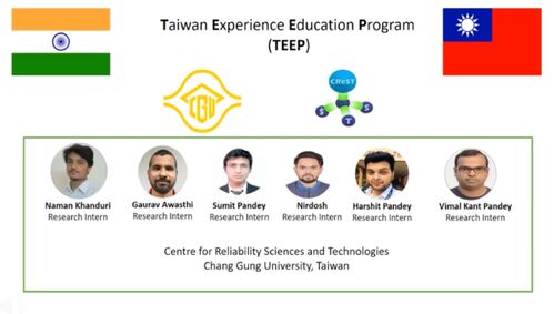 Experiences of students working under TEEP programme at CReST, CGU, Taiwan
